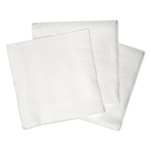 1-4-fold Lunch Napkins, 1-ply, 12" X 12", White, 6000-carton