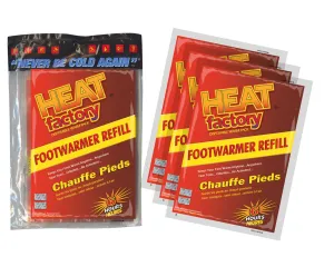 19483 - Heated Footwarmer Poly Bags - 3 Pairs