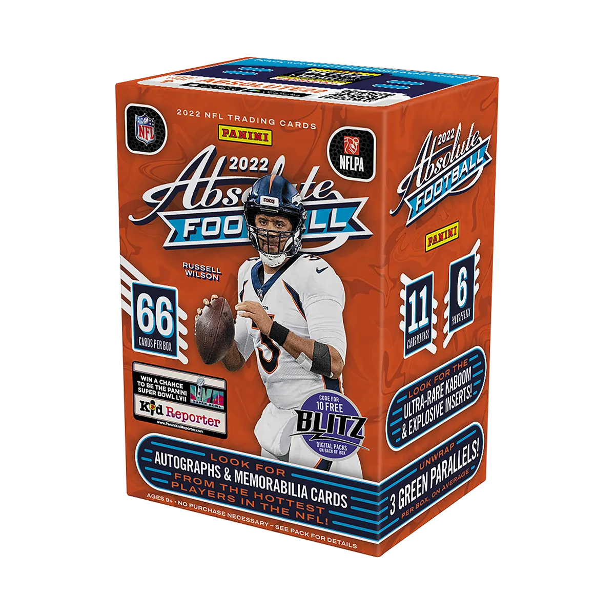 2022 Panini Absolute Football Blaster Box #12327