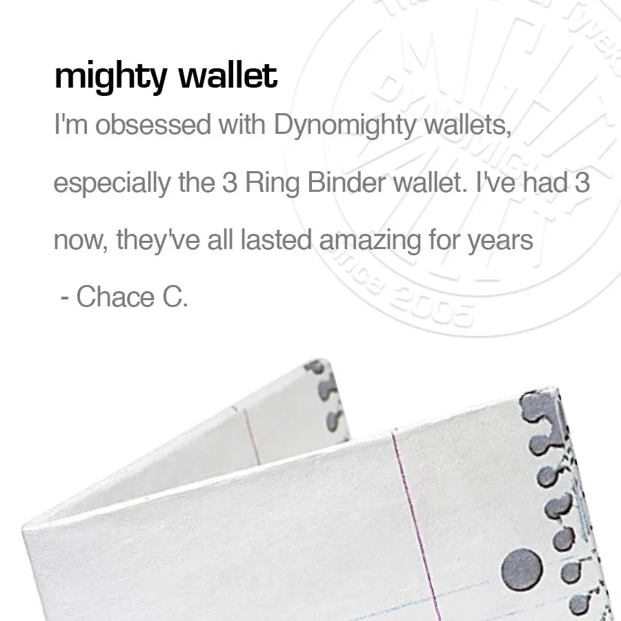 3 Ring Binder Mighty Wallet
