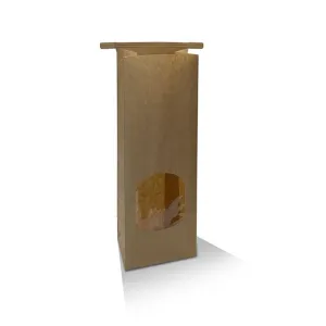 50pk Small Tin Tie Bags With window (90x60x247mm)