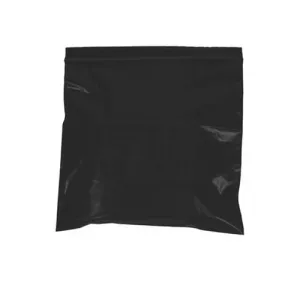 5" x 8" - 2 mil Black Reclosable Poly Bags