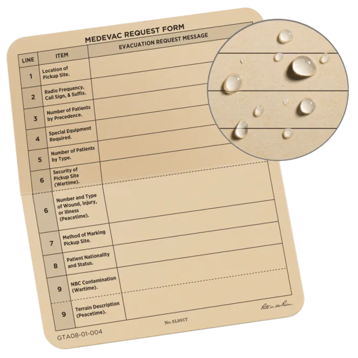 9-Line MedEvac Card