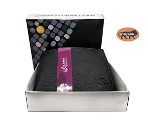 Alpha Nemesis Black Men's Wallet (Simple Plain)