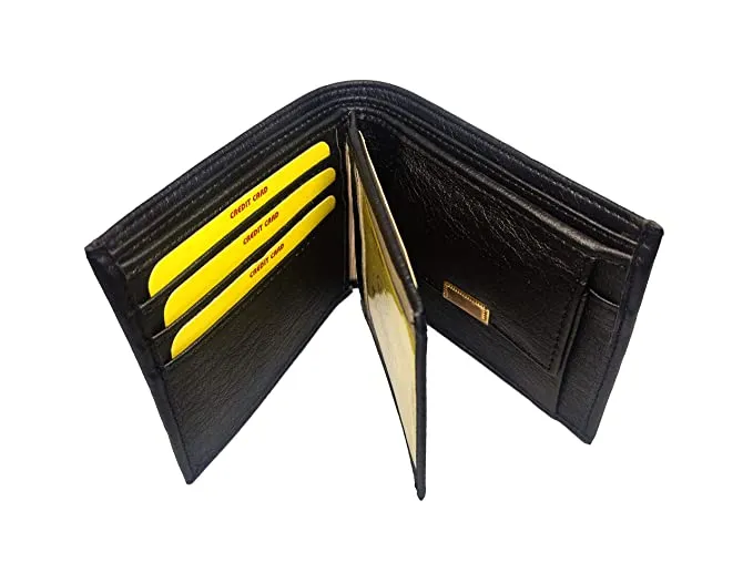 Alpha Nemesis Black Men's Wallet (Simple Plain)