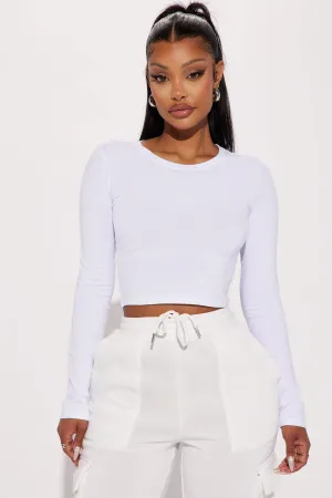 Always On The Go Top - White