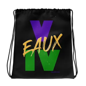BLACK/MARDI GRAS Drawstring bag