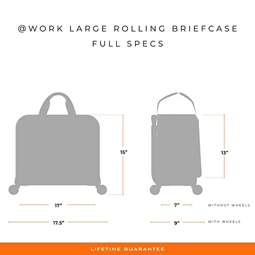 Briggs & Riley @ Work Rolling Briefcase, Black, Large