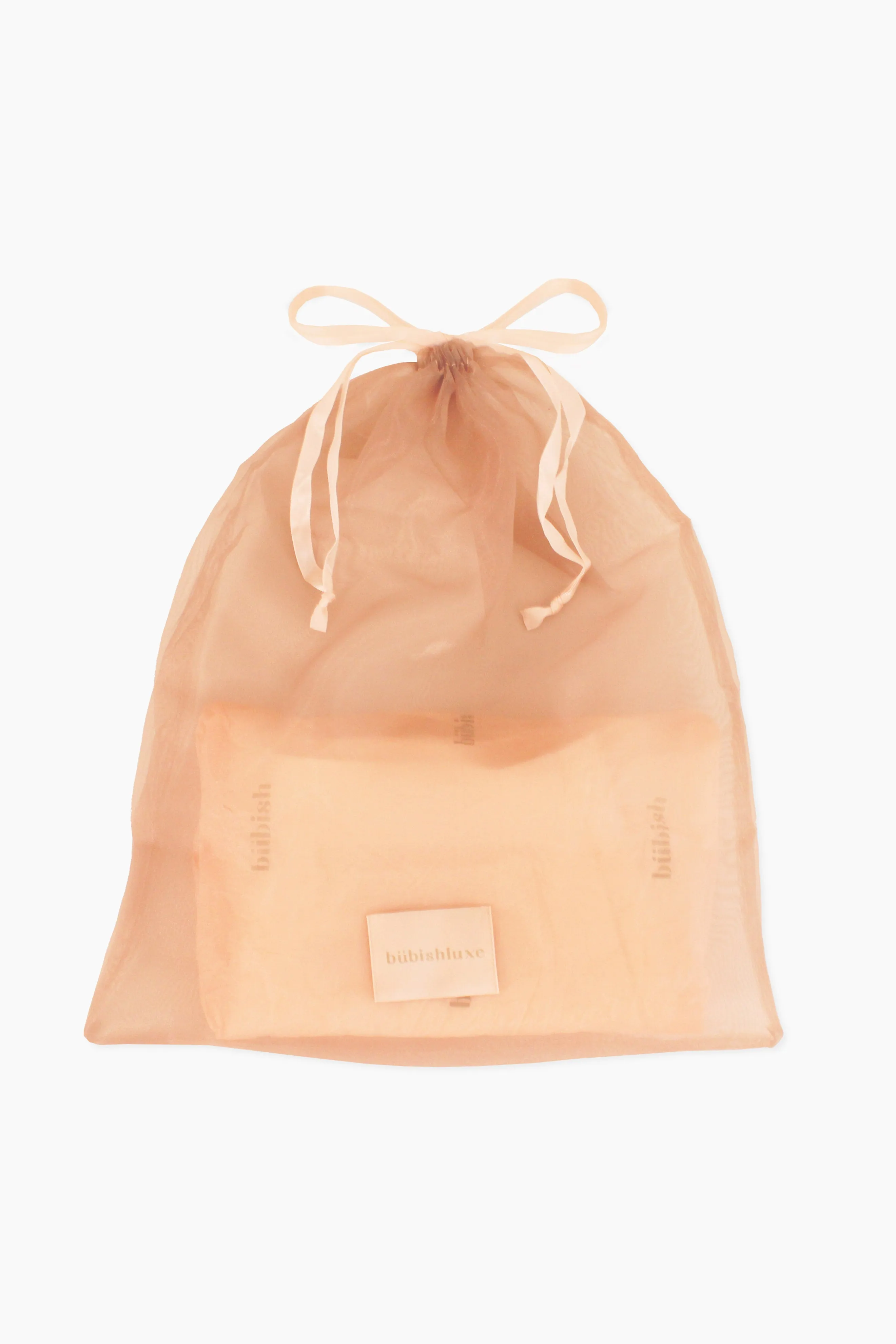 bubish Organza Storage Bag - Peach Pink