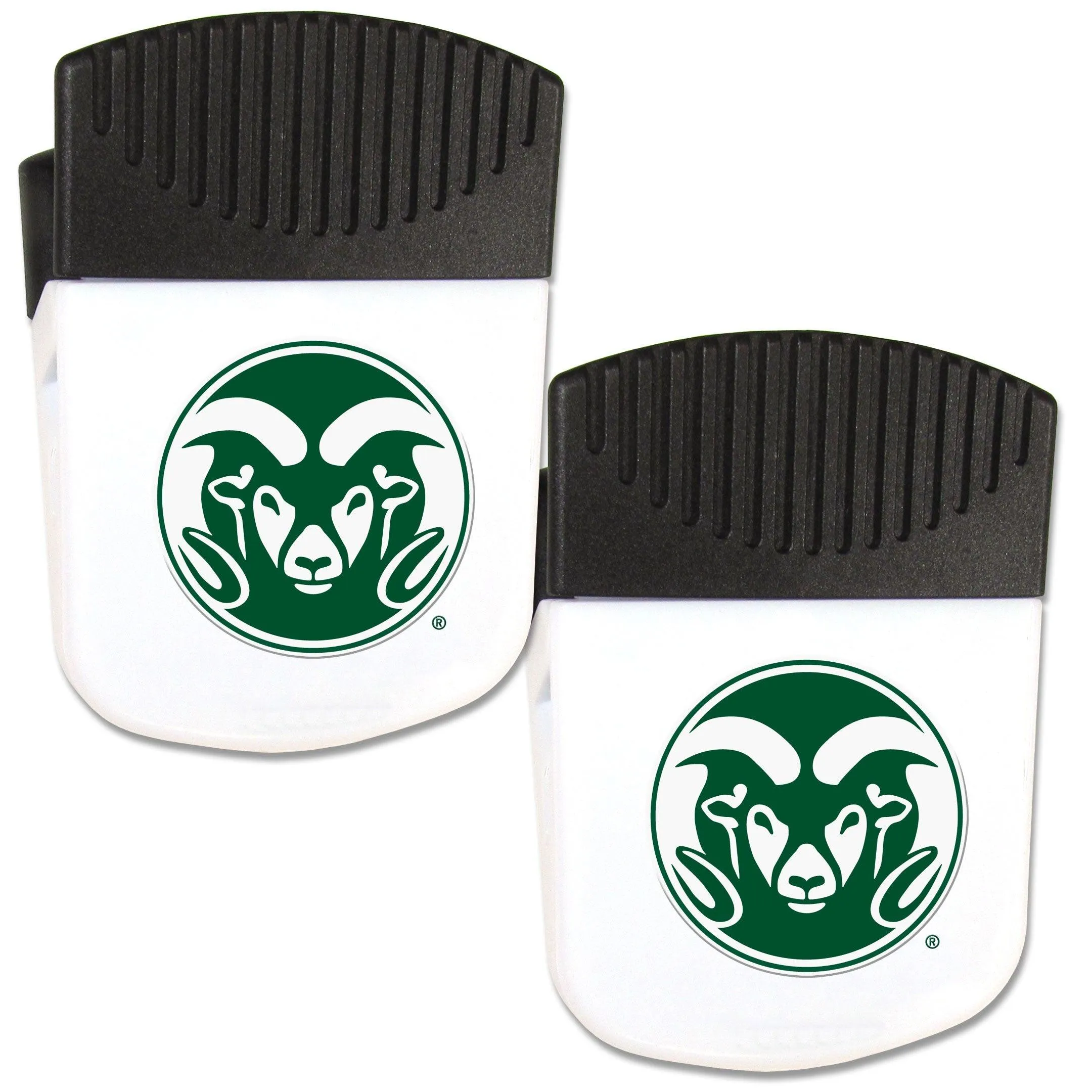 Colorado St. Rams Chip Clip Magnet with Bottle Opener, 2 pack