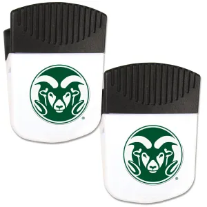 Colorado St. Rams Chip Clip Magnet with Bottle Opener, 2 pack