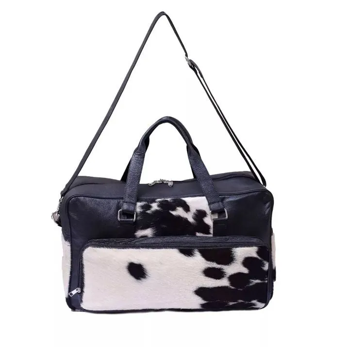 Exotic Cowhide Luggage Bag