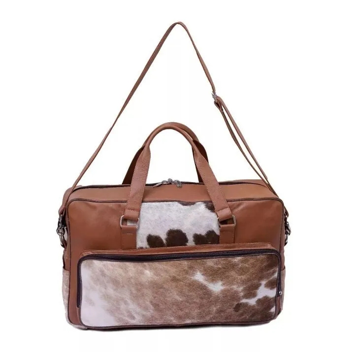Exotic Cowhide Luggage Bag