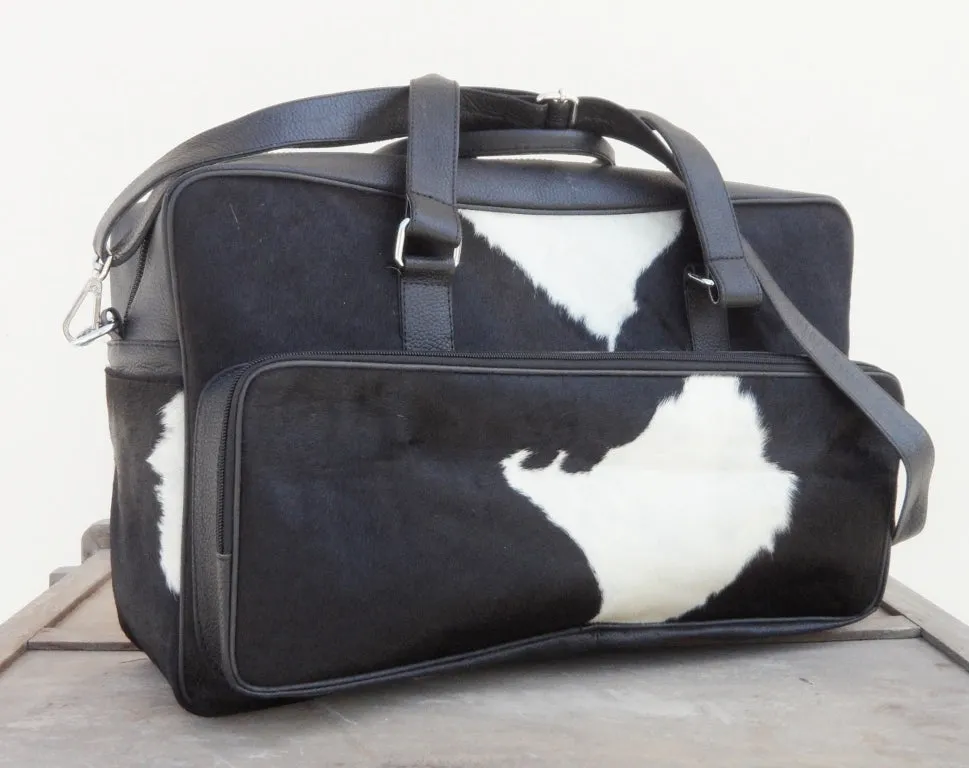 Exotic Cowhide Luggage Bag