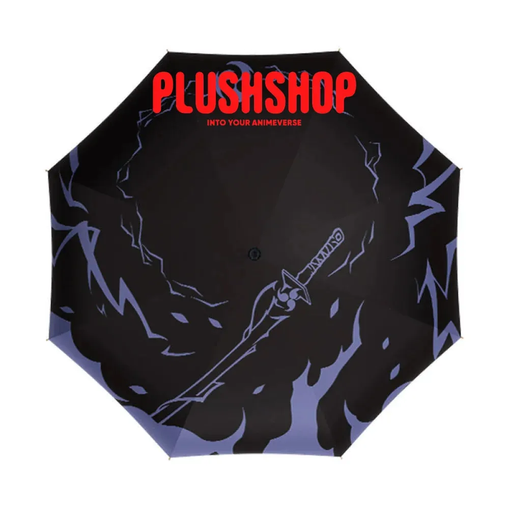 Furina Compact Folding Umbrella Neuvillette Auto Windproof Umbrella with 10 Ribs