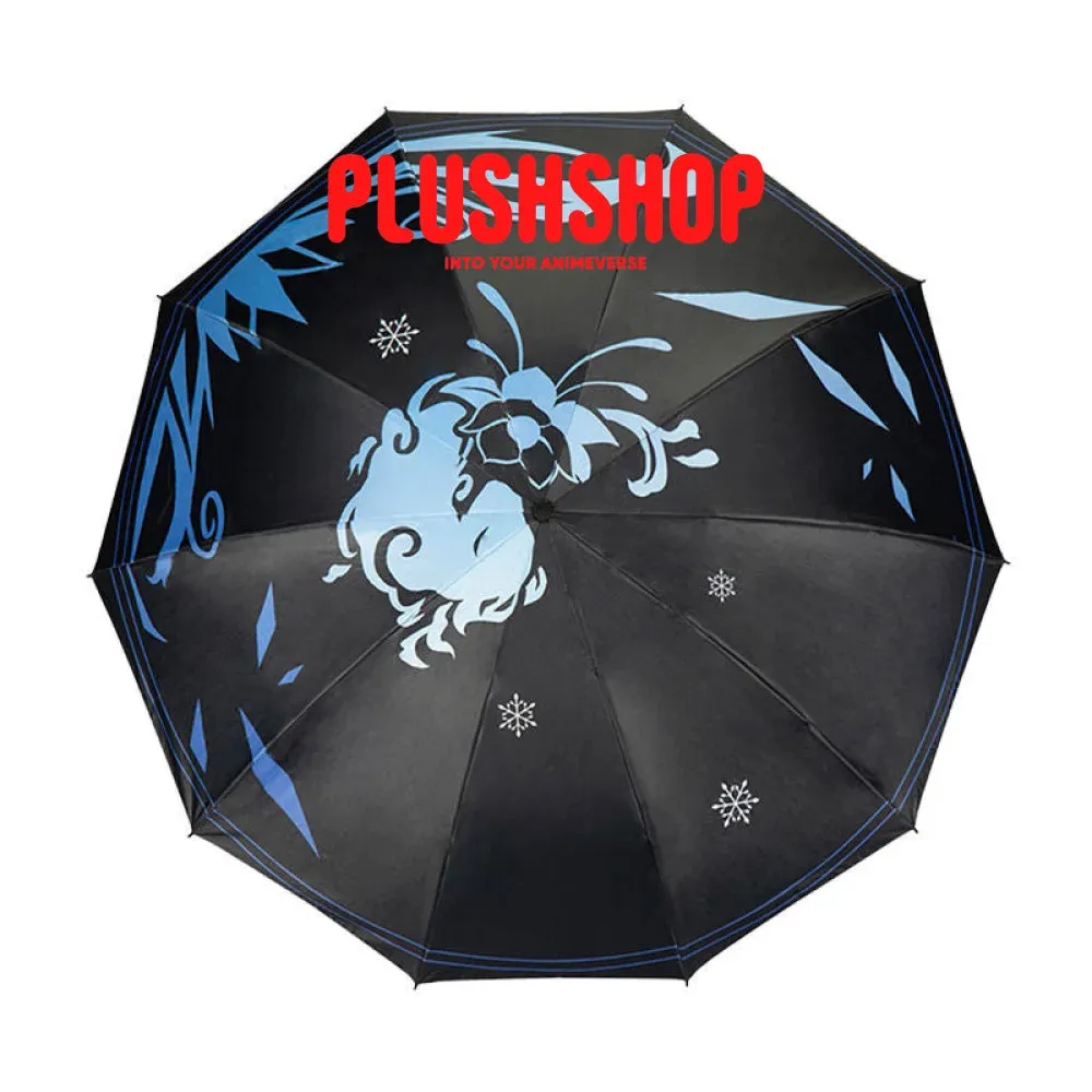 Furina Compact Folding Umbrella Neuvillette Auto Windproof Umbrella with 10 Ribs