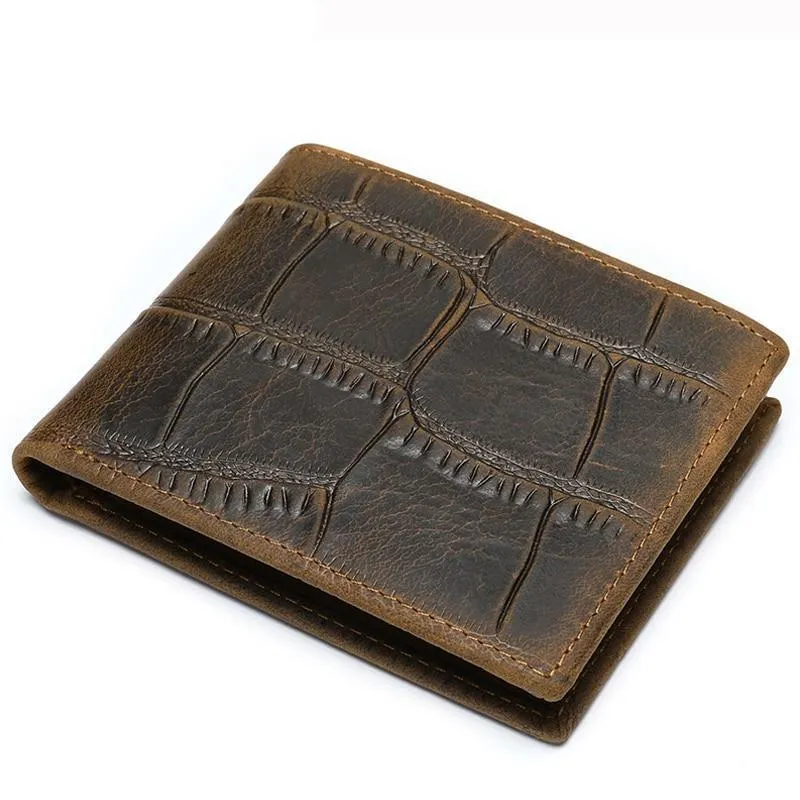 GatorLuxe Exotic Zipper Bifold Wallet