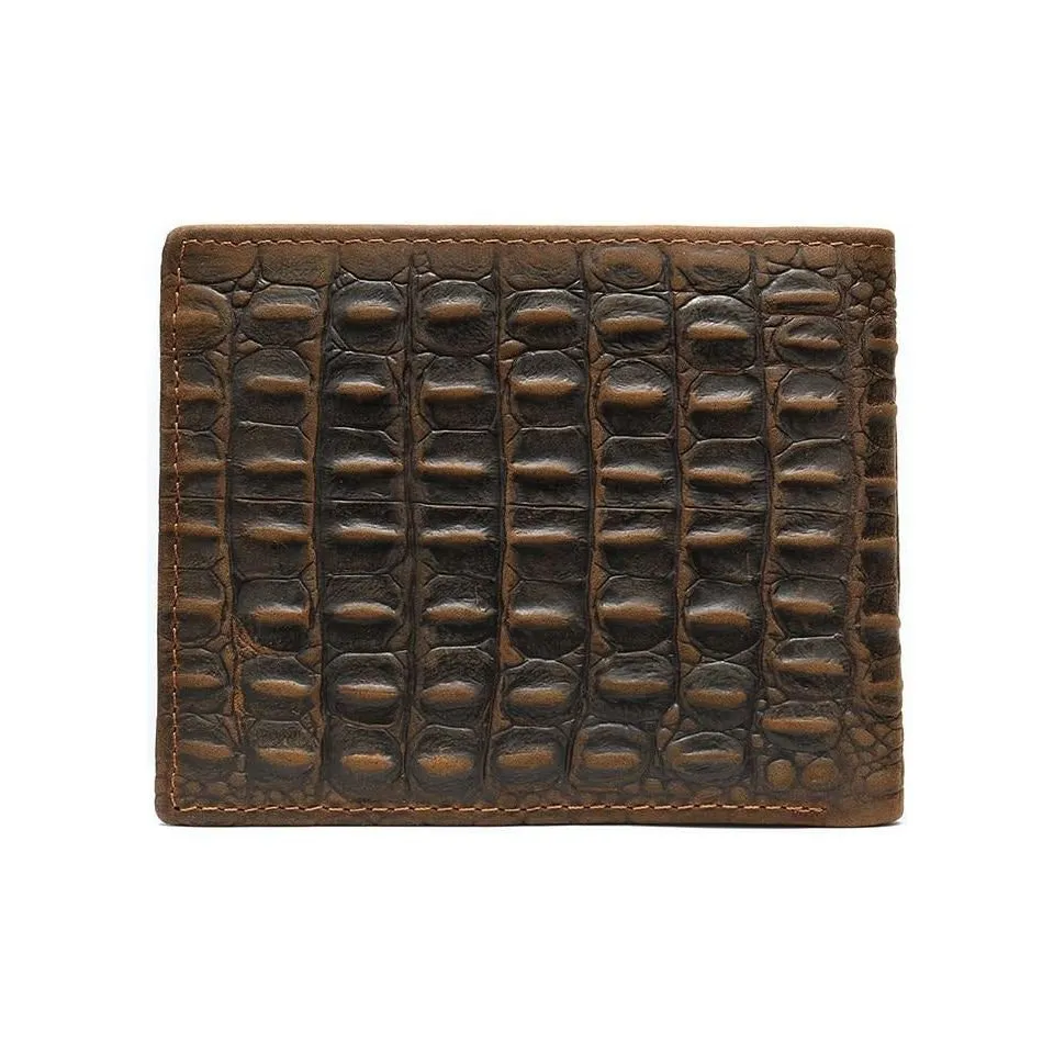GatorLuxe Exotic Zipper Bifold Wallet