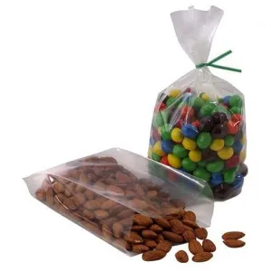Gusseted Polypropylene Bags. 10 x 8 x 24 x 1.5 mil