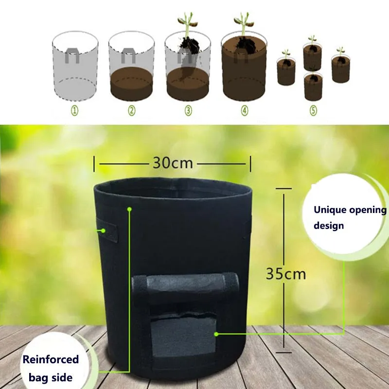 Home Garden Grow Bags