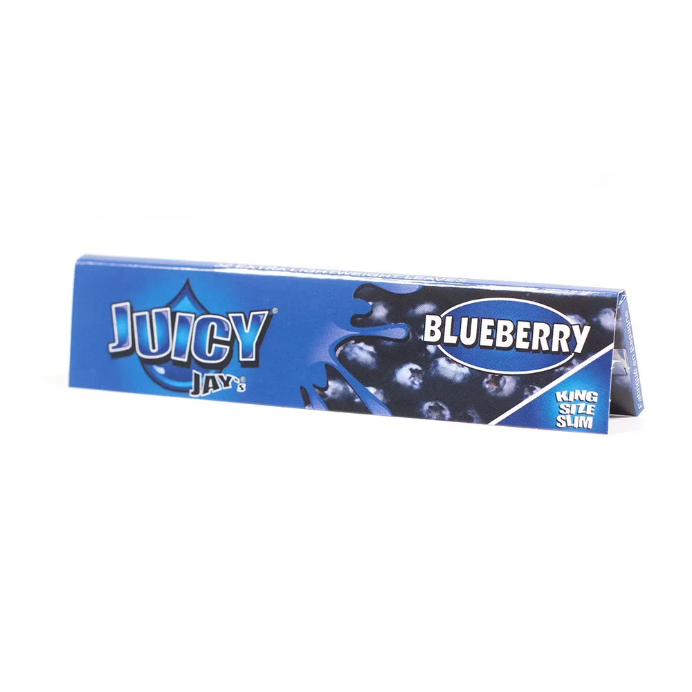 JJs PAPERS HEMP BLUEBERRY KS SLIM PRINTED
