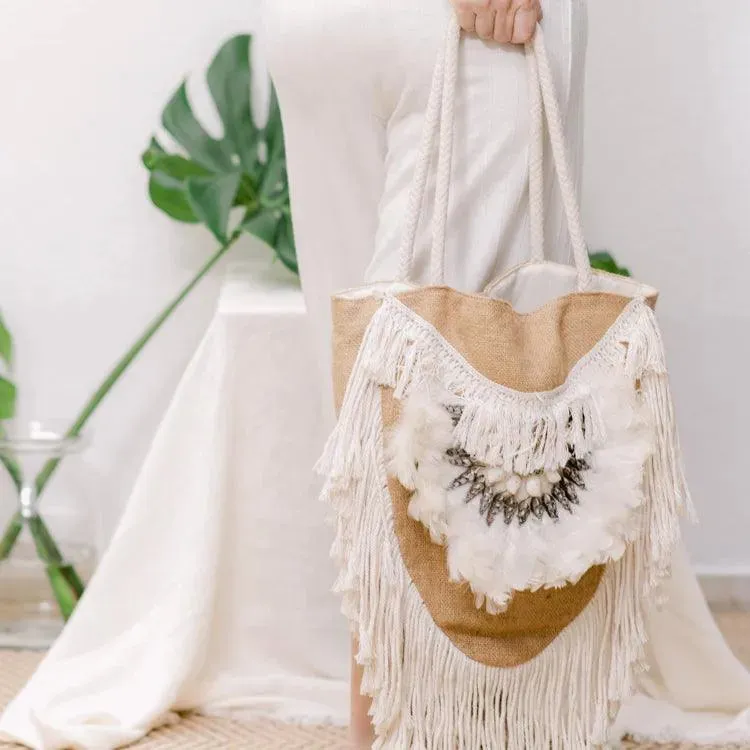 Jute Boho Handbag