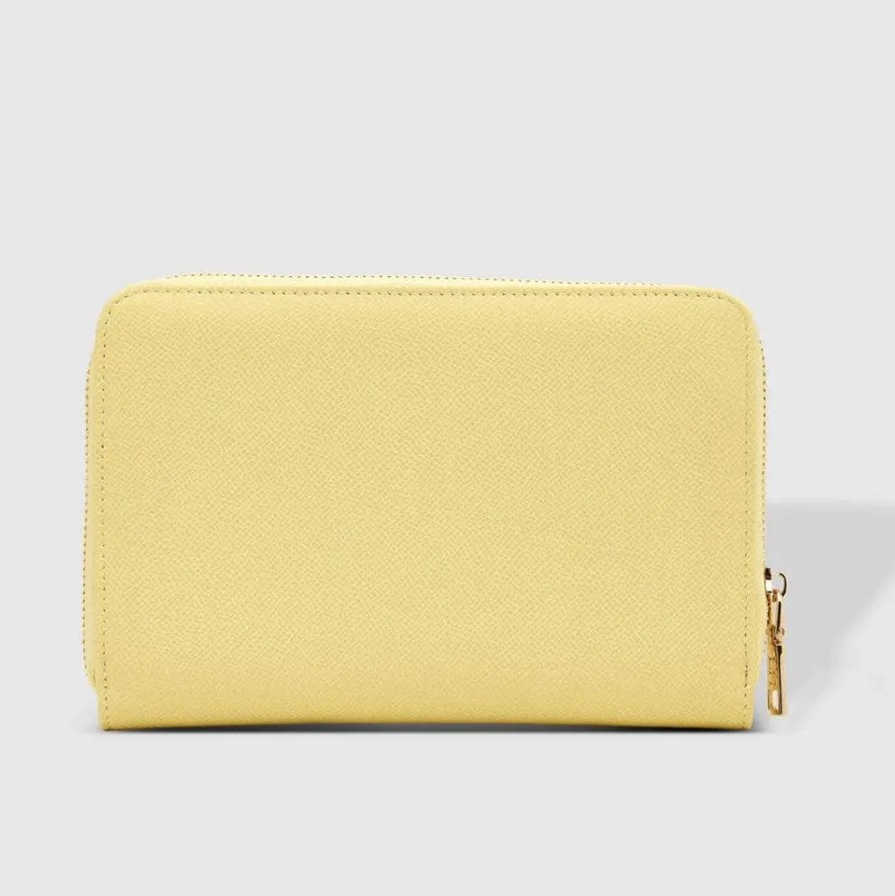 Katie Jewellery Wallet |  Lemon