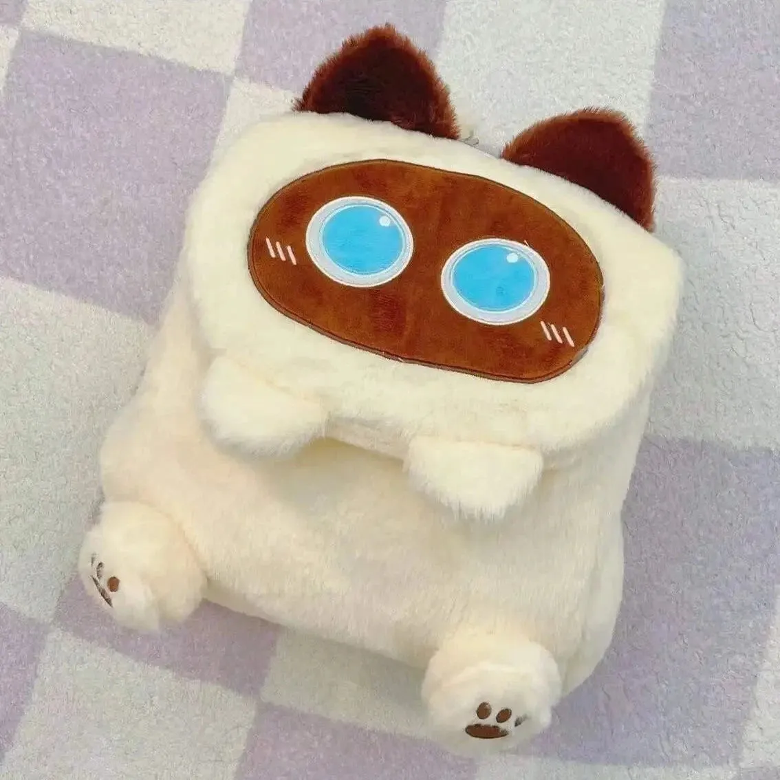 Kawaii Cat Plush Backpacks