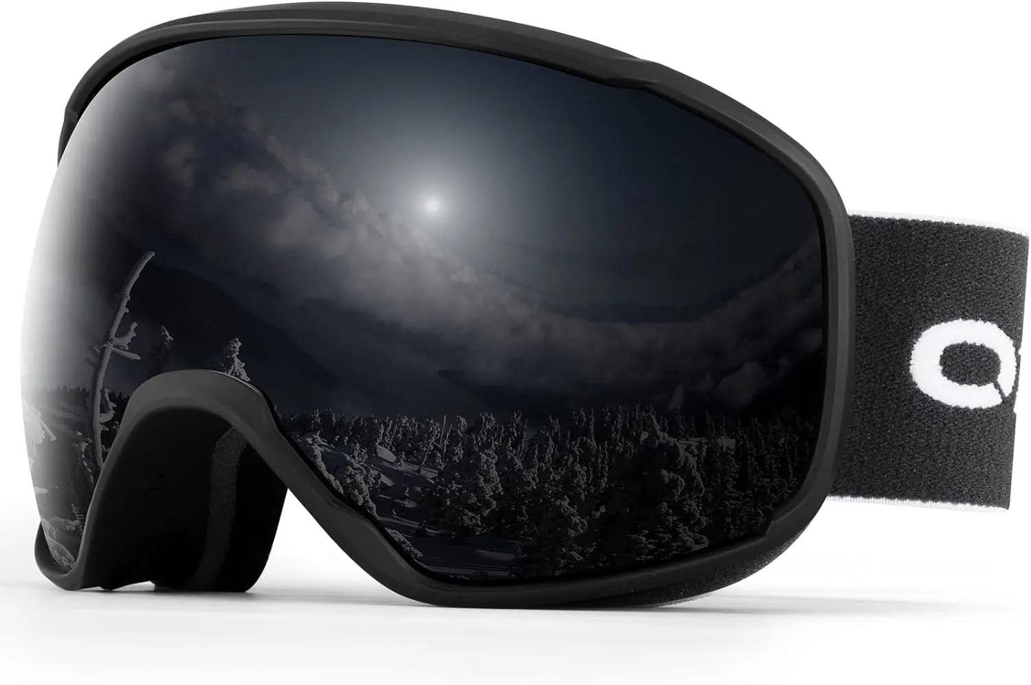 Lunettes de Ski Masque de Snowboard Anti-UV400 Anti-Bue Coupe-Vent | Grande Lentille OTG Sphrique | Homme Femme | Fitnessterapy