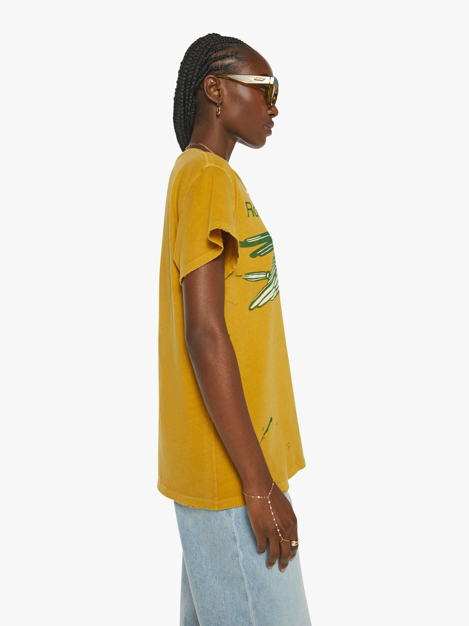MadeWorn The Rolling Stones Tee - Mustard