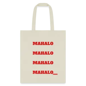 Mahalo Tote Bag