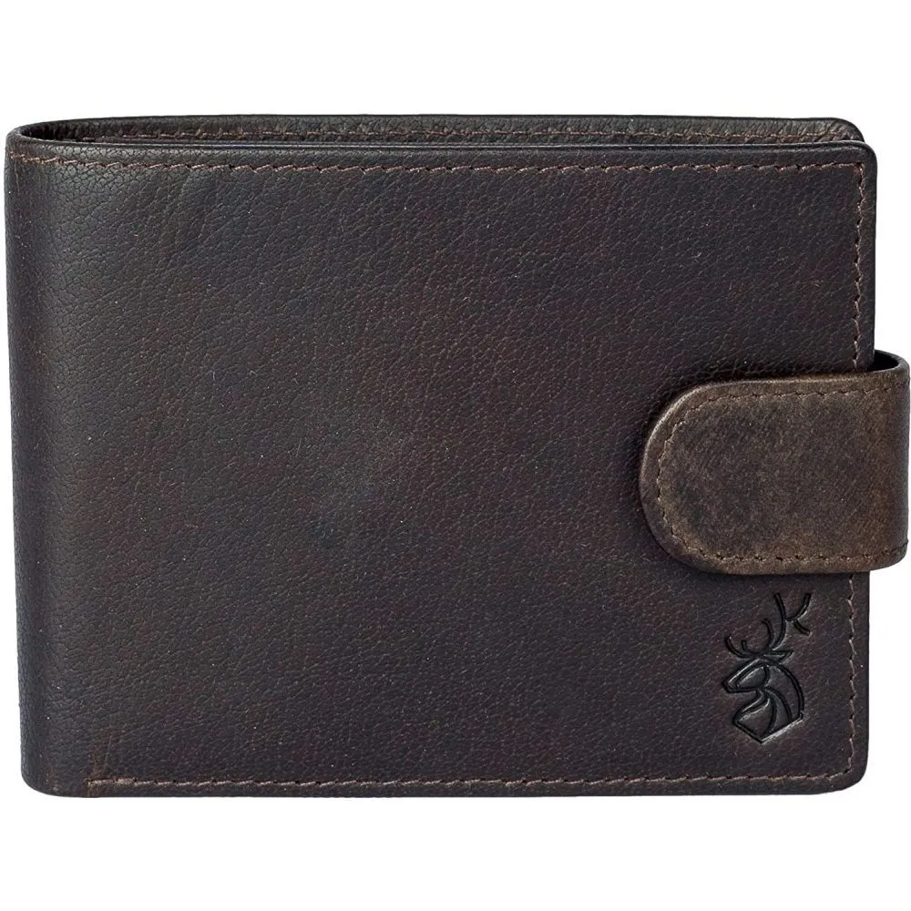 Mala Leather Brown Kalmin Shaftsbury Extra Capacity Tab Wallet