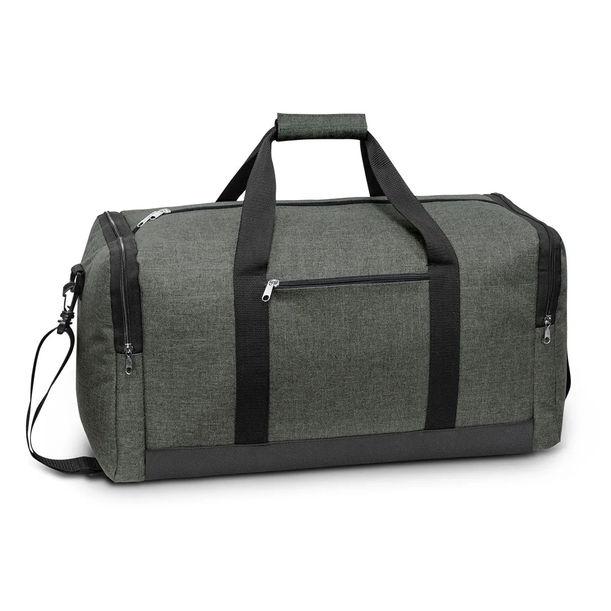 Merchology Grey Milford Duffle Bag