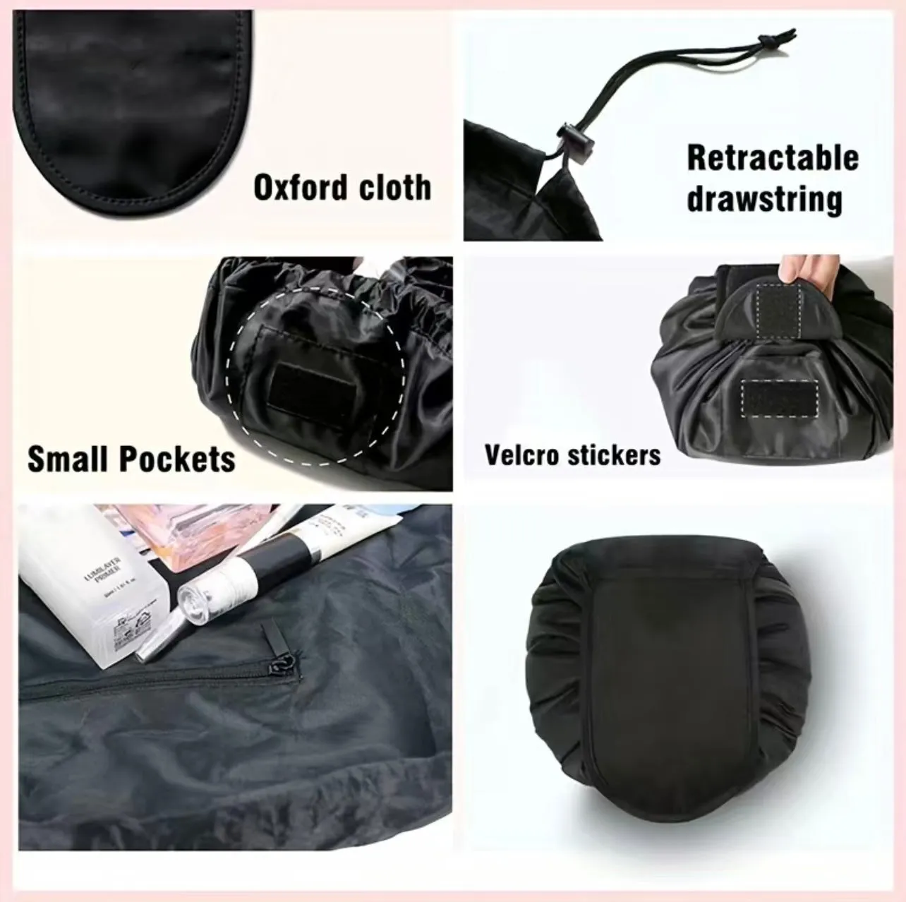 Most Popular Products- TikTok Viral Drawstring Makeup & Cosmetics Bag