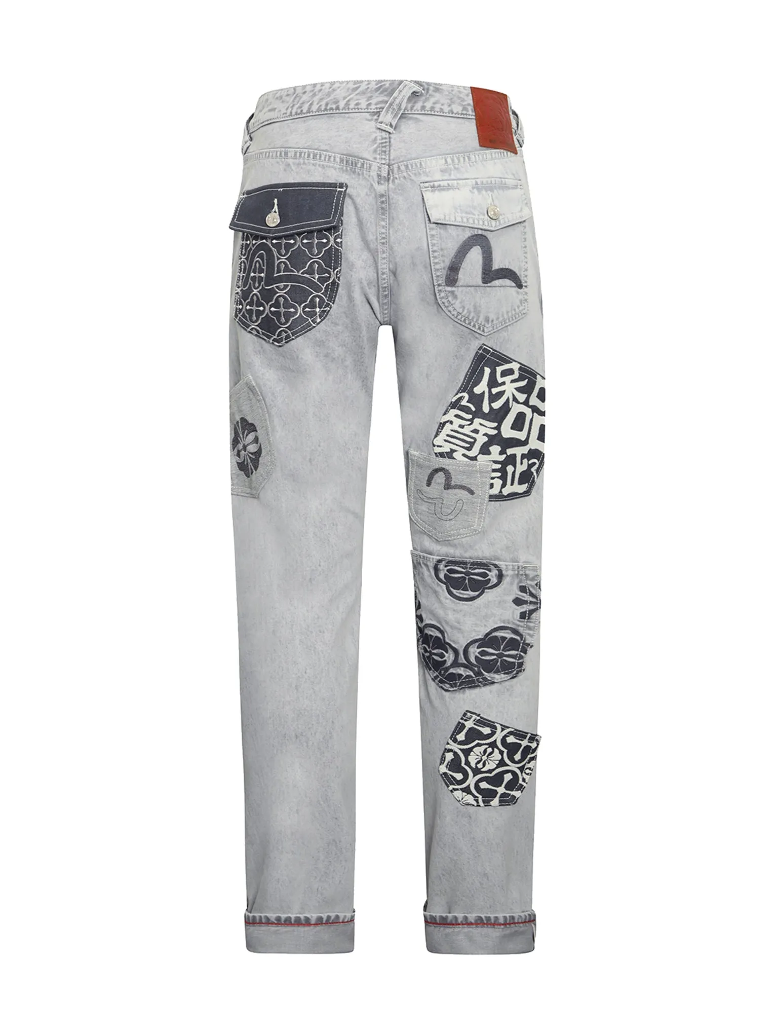 Multi-Pocket Carrot Fit Denim Jeans #2017