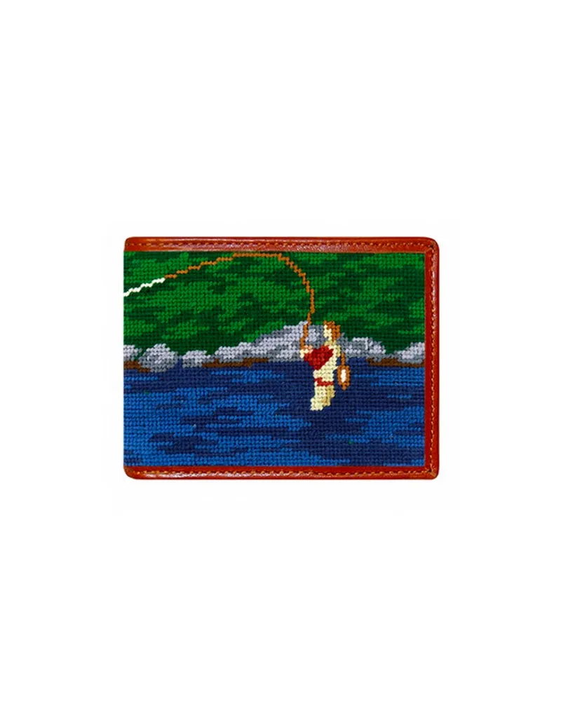 Needlepoint Bifold Wallet