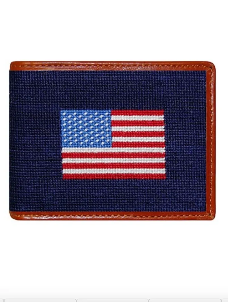 Needlepoint Bifold Wallet