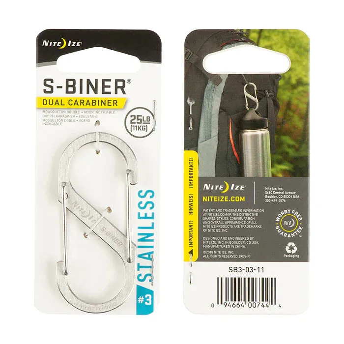 NiteIze S-Biner Dual Carabiner Stainless Steel #3
