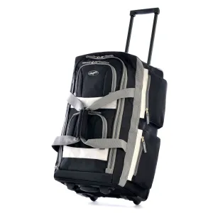 Olympia USA 22" 8 Pocket Rolling Duffel Bag