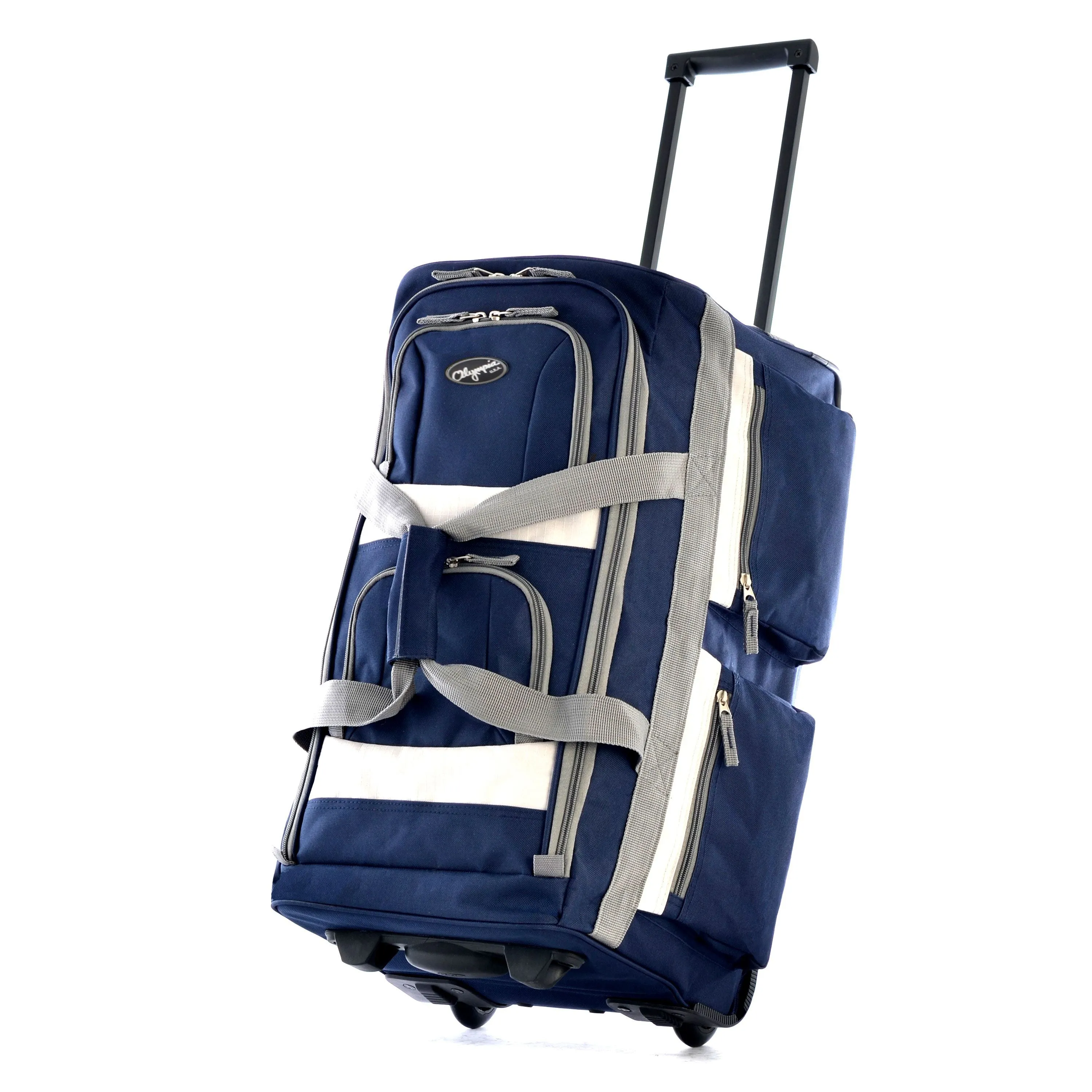 Olympia USA 22" 8 Pocket Rolling Duffel Bag