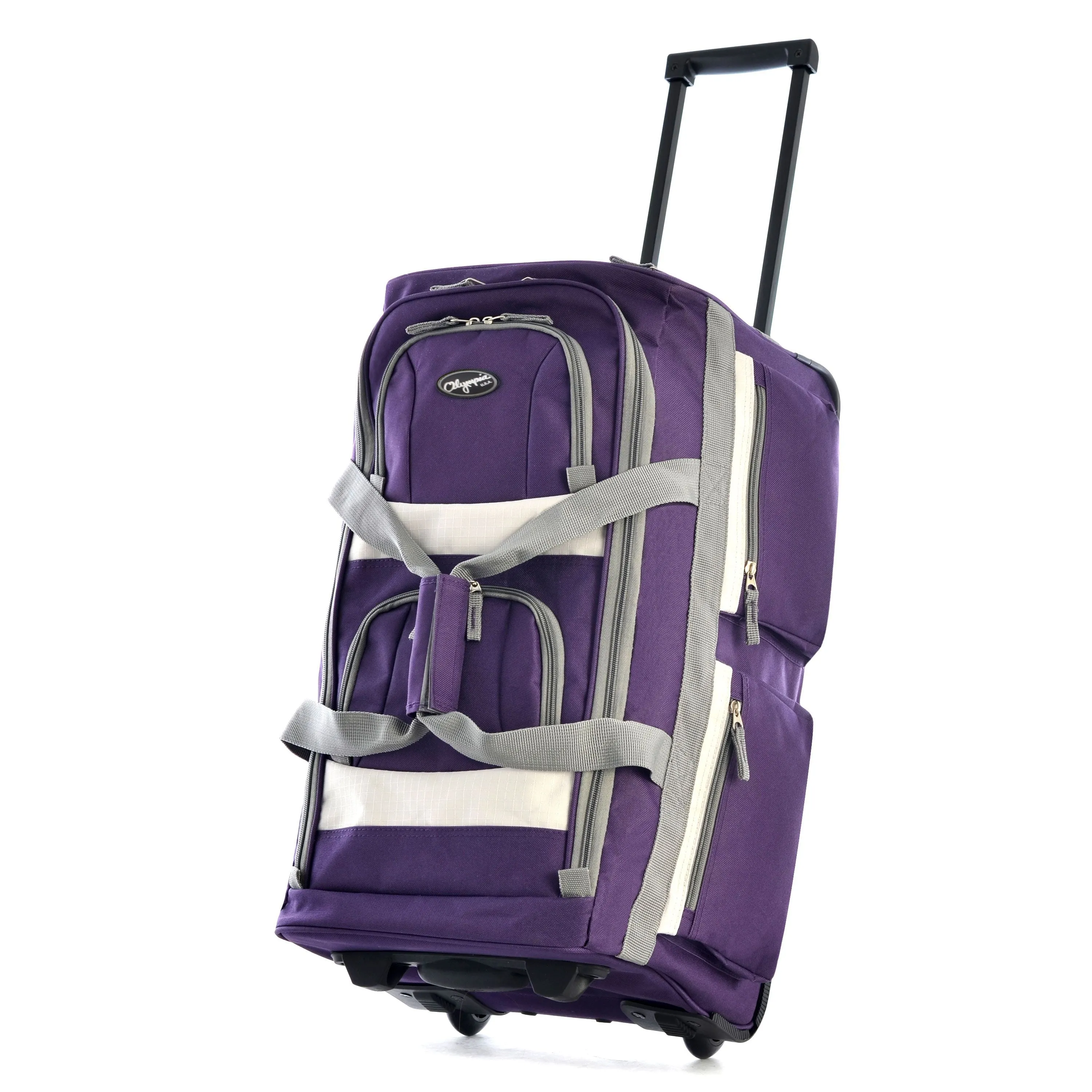 Olympia USA 22" 8 Pocket Rolling Duffel Bag