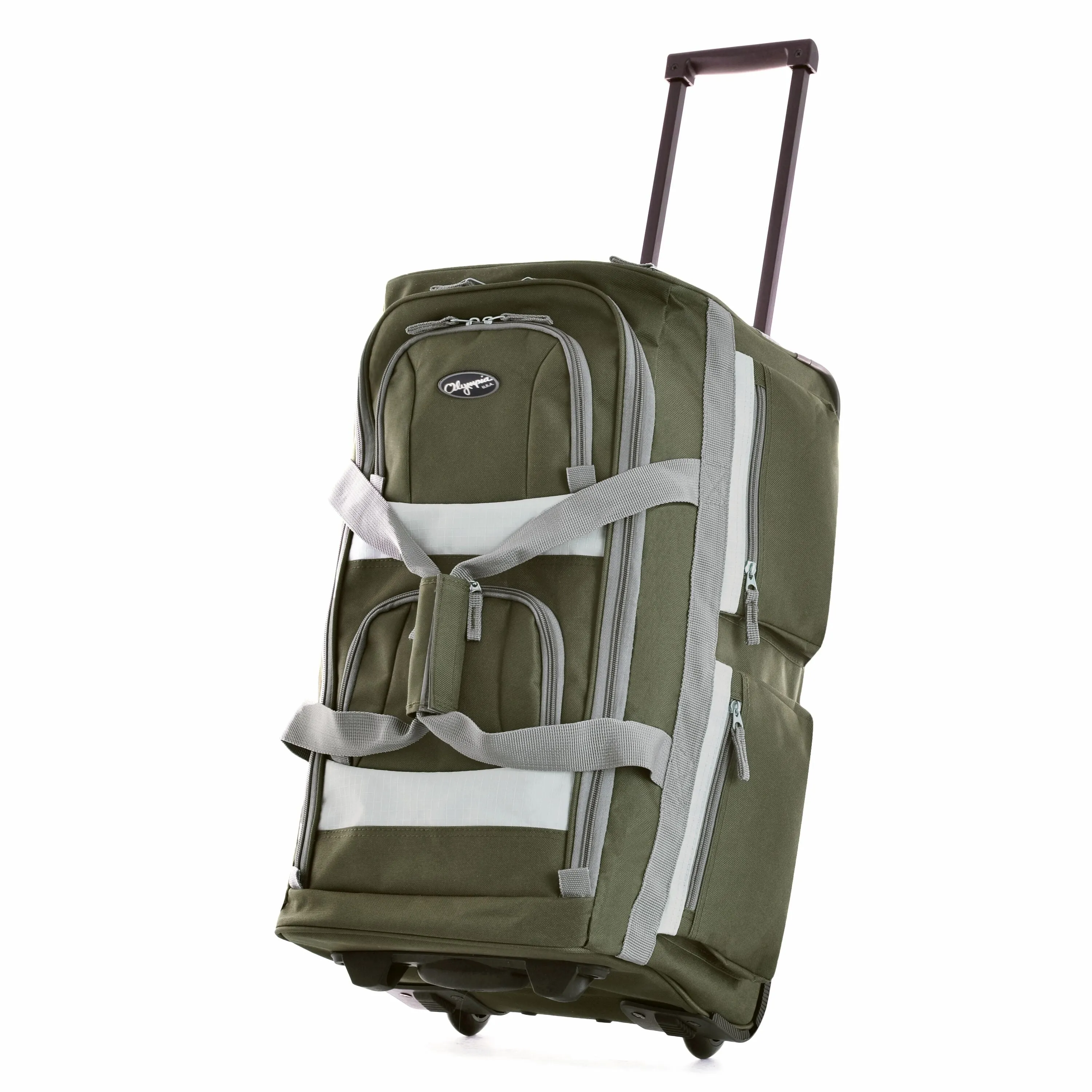 Olympia USA 22" 8 Pocket Rolling Duffel Bag
