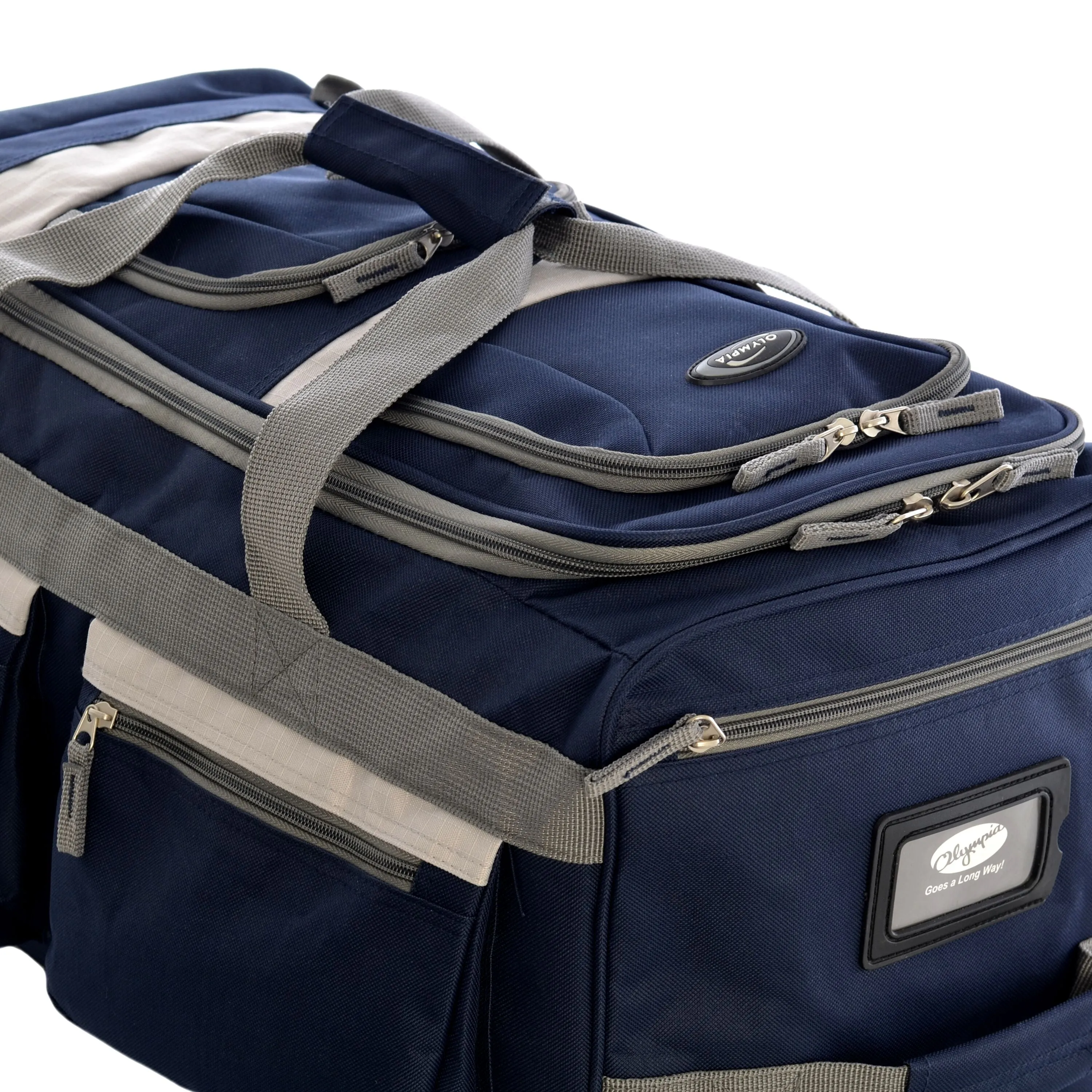 Olympia USA 22" 8 Pocket Rolling Duffel Bag