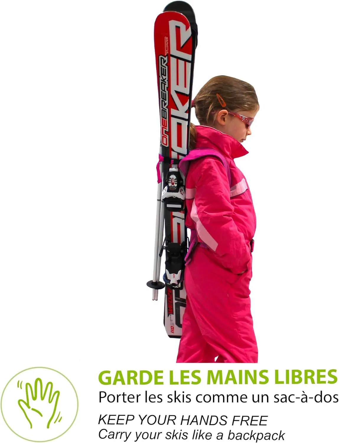 Porte-Ski Deux Mains Libres - Fitnessterapy