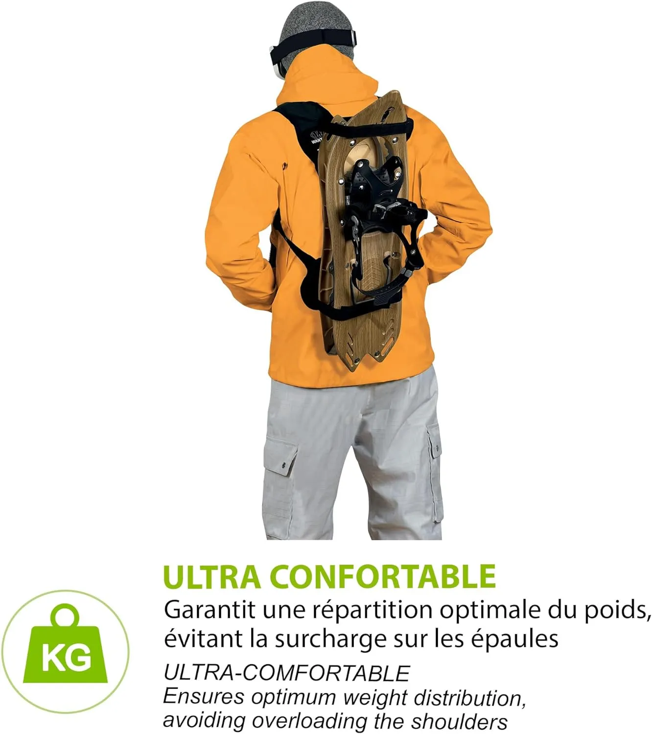 Porte-Ski Deux Mains Libres - Fitnessterapy