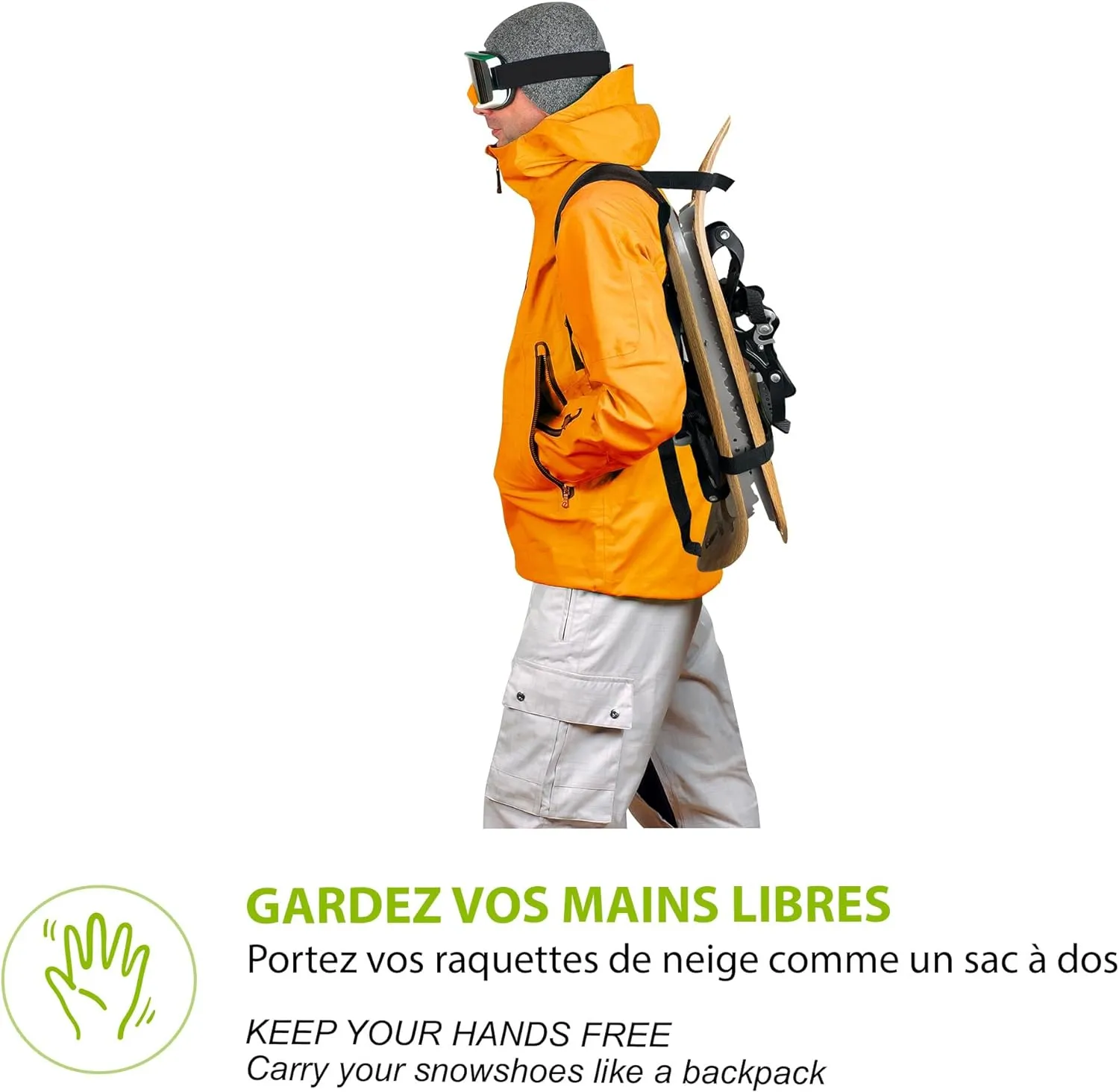 Porte-Ski Deux Mains Libres - Fitnessterapy
