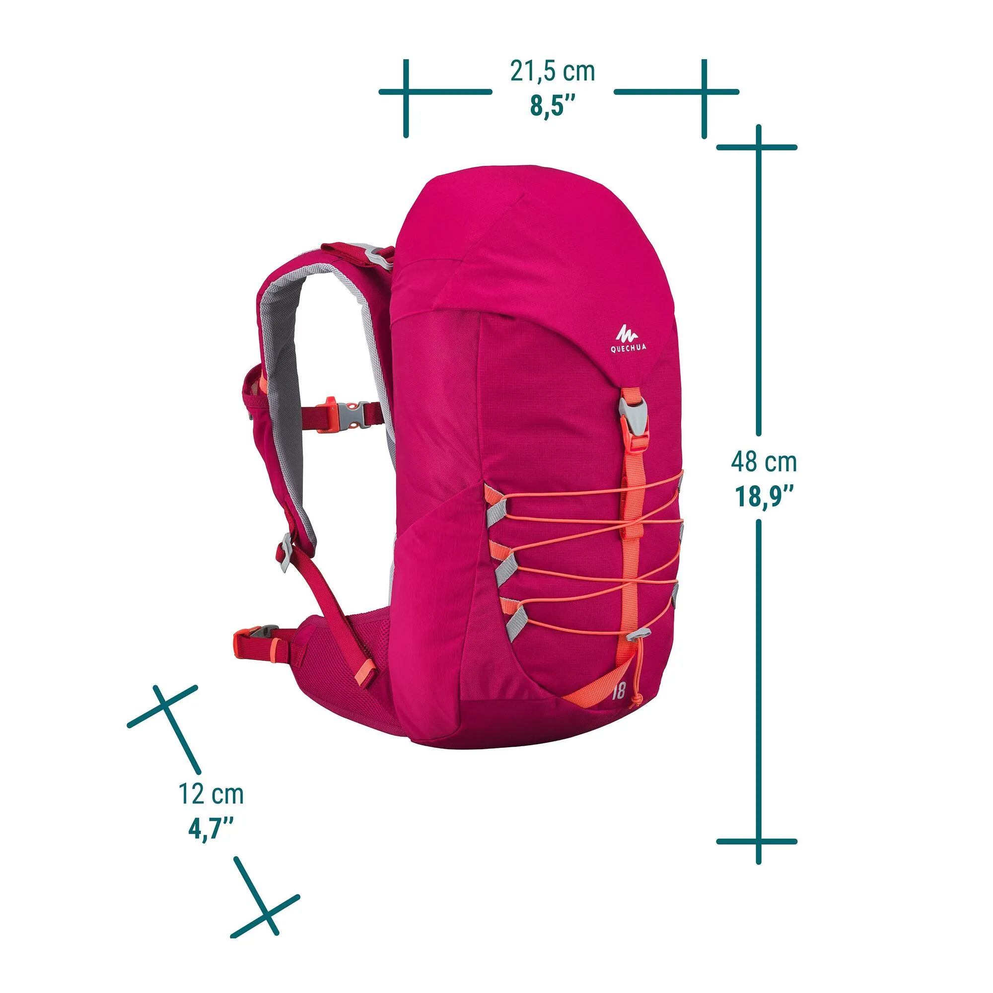Quechua MH500 18l Junior Hiking backpack