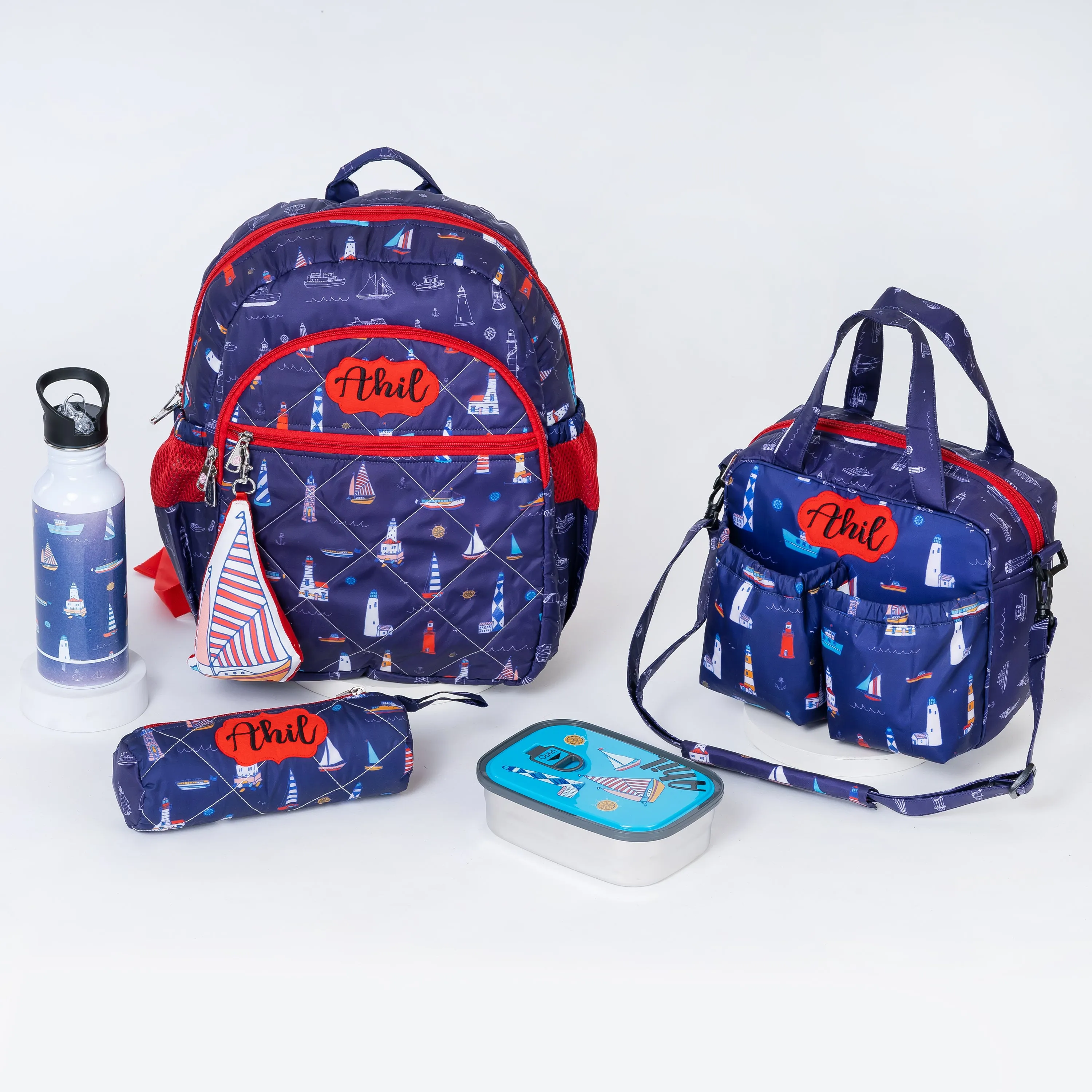 School Bag Set - Light House
