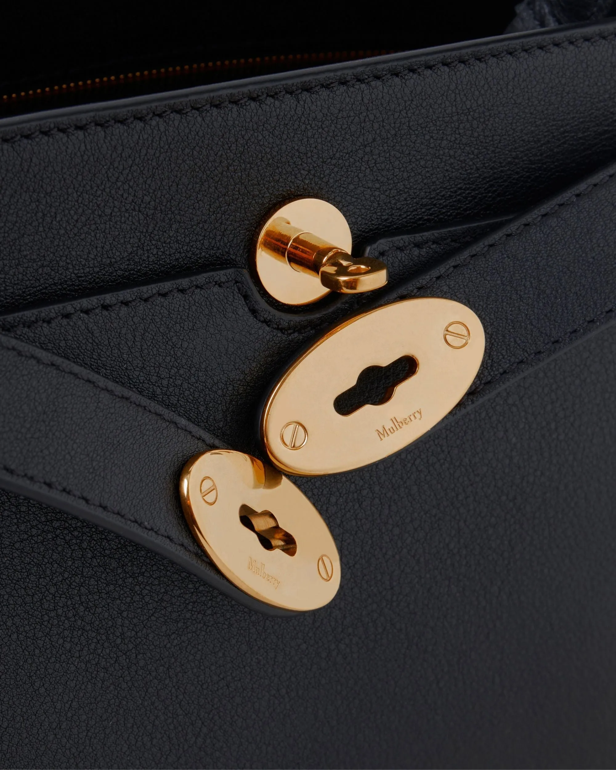 Small Islington Silky Calf (Black)