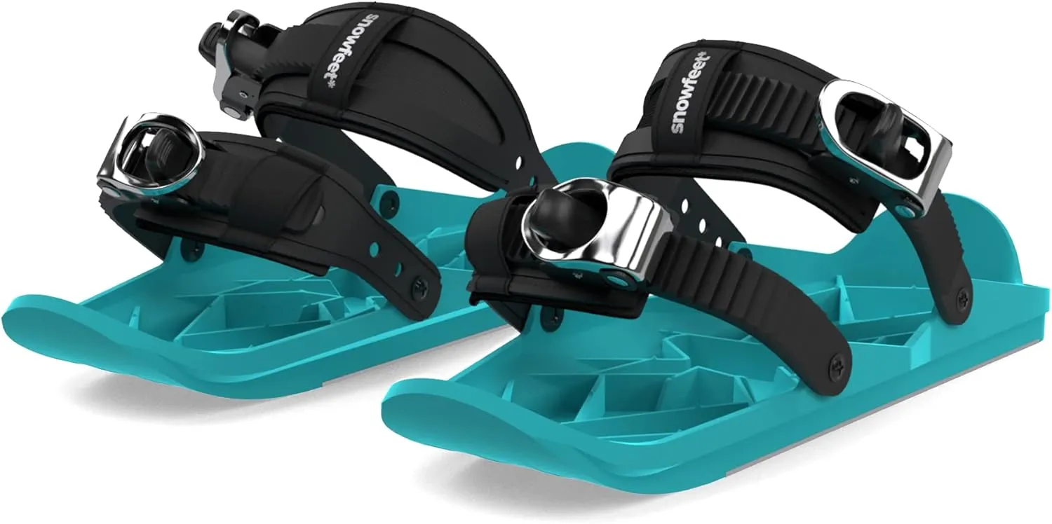 Snowfeet - Mini Patins de Ski Courts pour la Neige | Skis pour Chaussures d'hiver | Patins  Neige Courts | The Real Original